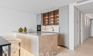 Spacious, renovated apartment for sale in a beach complex with panoramic sea views, on the New Golden Mile between Marbella and Estepona 54918 