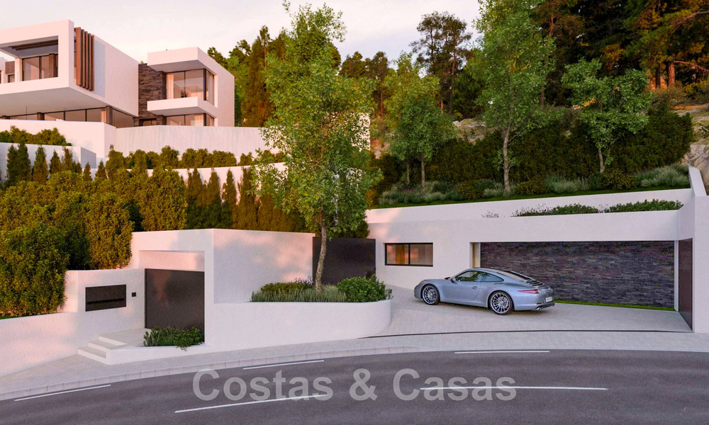 Last 3 new build villas of exclusive project for sale in privileged location, in the hills of Benahavis - Marbella 46324