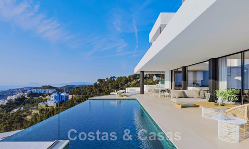 Last 3 new build villas of exclusive project for sale in privileged location, in the hills of Benahavis - Marbella 46342