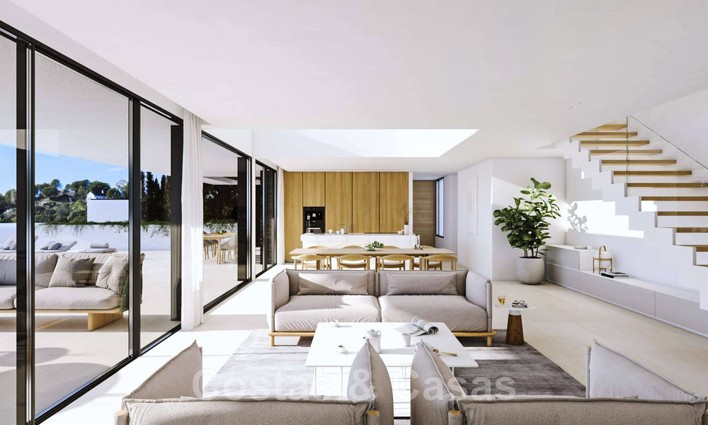 Last 3 new build villas of exclusive project for sale in privileged location, in the hills of Benahavis - Marbella 46346