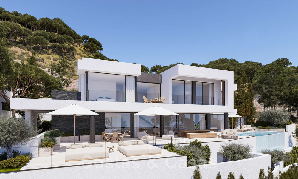 Last 3 new build villas of exclusive project for sale in privileged location, in the hills of Benahavis - Marbella 46355