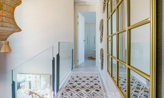 Move-in ready villa for sale with contemporary architecture in a gated villa community on the border of Mijas and Marbella 46379 