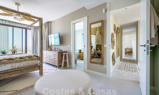 Move-in ready villa for sale with contemporary architecture in a gated villa community on the border of Mijas and Marbella 46380 