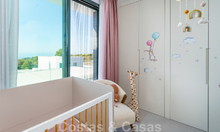 Move-in ready villa for sale with contemporary architecture in a gated villa community on the border of Mijas and Marbella 46386 