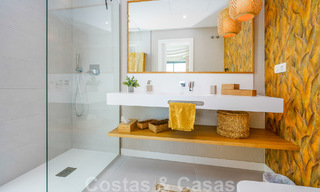 Move-in ready villa for sale with contemporary architecture in a gated villa community on the border of Mijas and Marbella 46397 