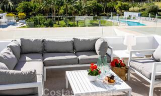 Move-in ready, contemporary, luxury penthouse for sale with 3 bedrooms in a secure residential complex in Marbella - Benahavis 46479 