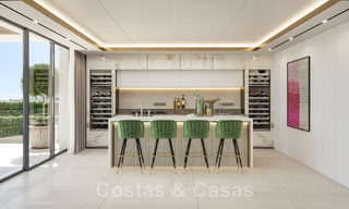 2 Masterpieces, luxury villas for sale, front line Los Flamingos Golf in Marbella - Benahavis 46490 