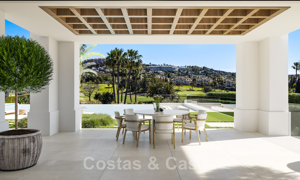 New on the market! 2 Masterpieces, luxury villas for sale, front line Los Flamingos Golf in Marbella - Benahavis 46492