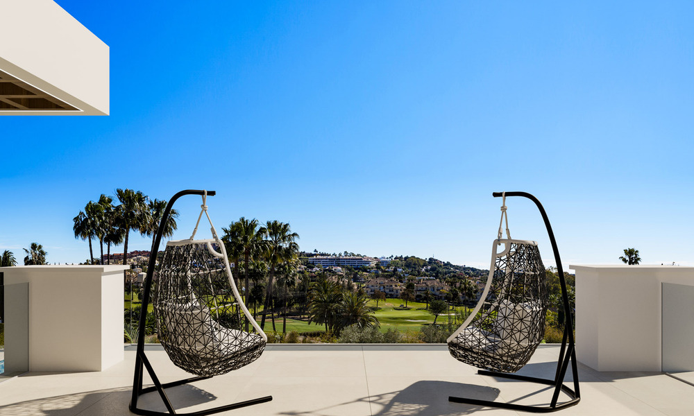 2 Masterpieces, luxury villas for sale, front line Los Flamingos Golf in Marbella - Benahavis 46496