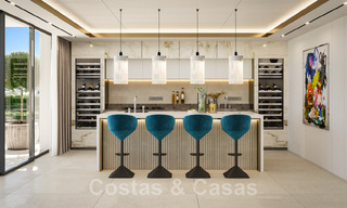 2 Masterpieces, luxury villas for sale, front line Los Flamingos Golf in Marbella - Benahavis 46498 