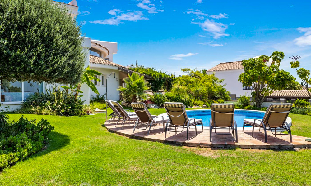 Spacious villa in authentic, Mediterranean architectural style for sale with sea views in a five-star golf resort in Benahavis - Marbella 46669