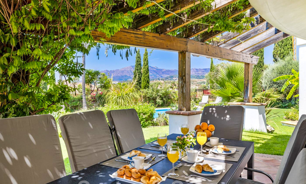 Spacious villa in authentic, Mediterranean architectural style for sale with sea views in a five-star golf resort in Benahavis - Marbella 46671