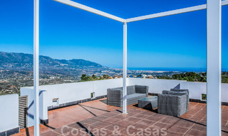 Detached villa for sale in a high position, with panoramic mountain and sea views in an exclusive urbanisation in East Marbella 46947 