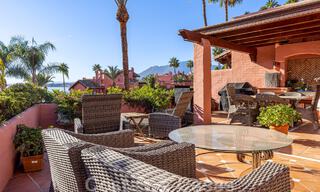 Luxury penthouse for sale in a five-star beachfront residential complex with stunning sea views, on the New Golden Mile between Marbella and Estepona 46580 