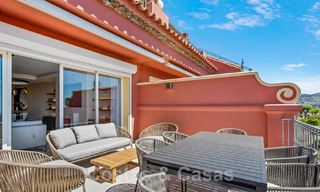 Modern renovated, 4-bedroom penthouse for sale with sublime sea views in gated community in Benahavis - Marbella 47146 