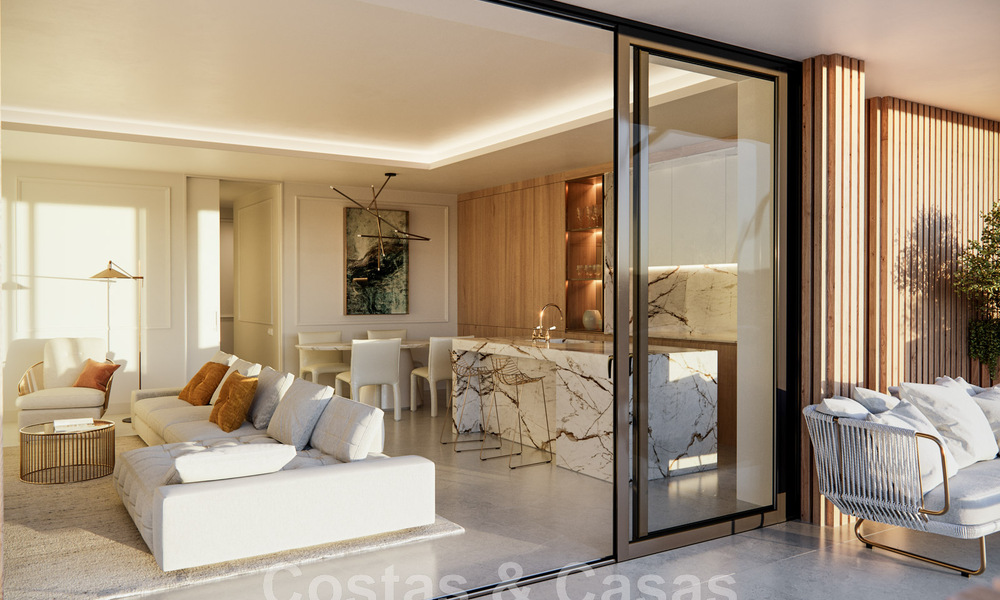 Newly built luxury apartments for sale a stone's throw from the beach in the heart of Marbella centre 46858