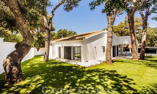 Beautiful, single-storey, modern Andalusian villa for sale, walking distance to the beach in Elviria, east of Marbella centre 46908 