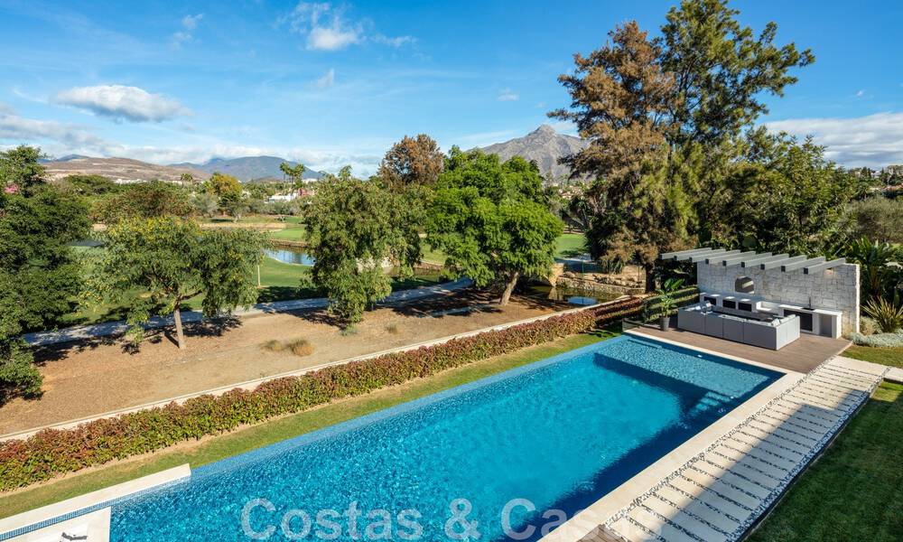 Spacious, sophisticated designer villa for sale, frontline Las Brisas Golf in the heart of Nueva Andalucia, Marbella 47271