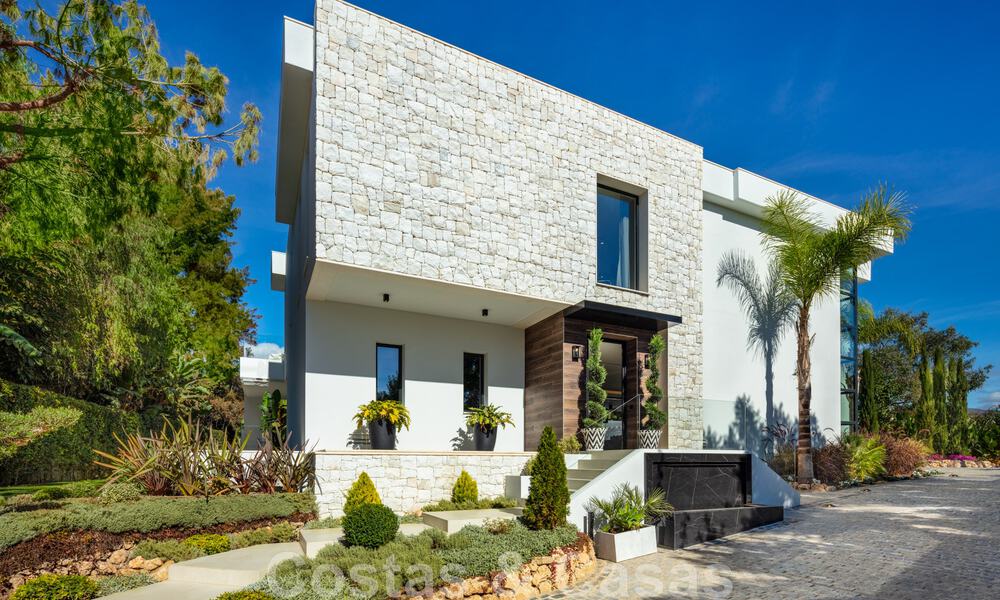 Spacious, sophisticated designer villa for sale, frontline Las Brisas Golf in the heart of Nueva Andalucia, Marbella 47273
