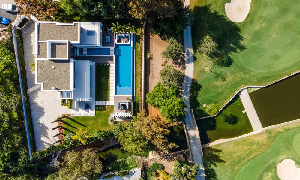 Spacious, sophisticated designer villa for sale, frontline Las Brisas Golf in the heart of Nueva Andalucia, Marbella 47274