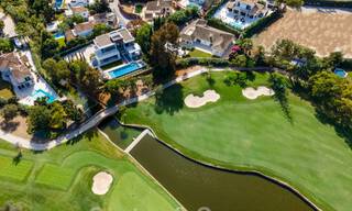 Spacious, sophisticated designer villa for sale, frontline Las Brisas Golf in the heart of Nueva Andalucia, Marbella 47275 