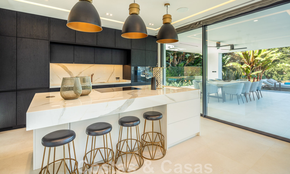 Spacious, sophisticated designer villa for sale, frontline Las Brisas Golf in the heart of Nueva Andalucia, Marbella 47276