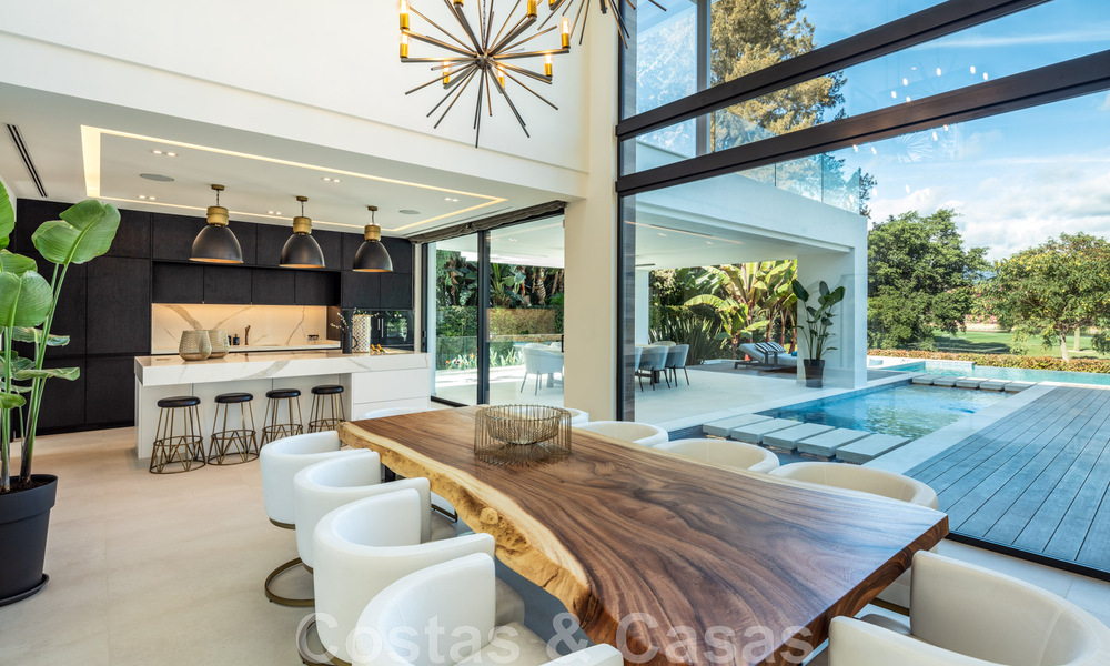 Spacious, sophisticated designer villa for sale, frontline Las Brisas Golf in the heart of Nueva Andalucia, Marbella 47279