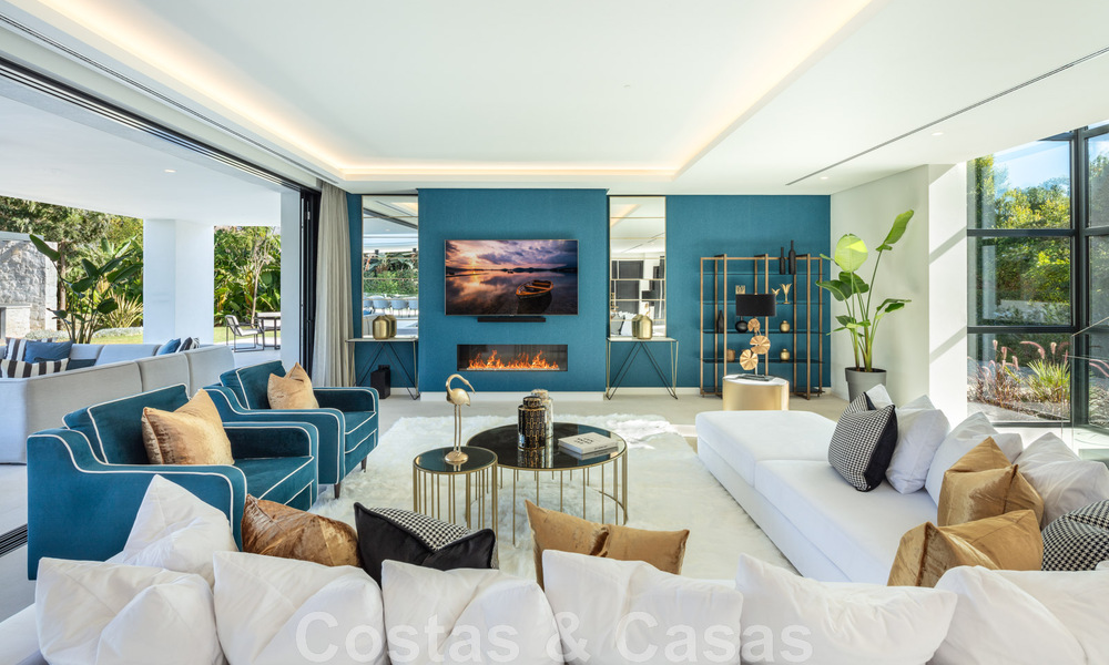 Spacious, sophisticated designer villa for sale, frontline Las Brisas Golf in the heart of Nueva Andalucia, Marbella 47280