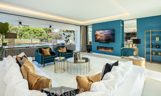 Spacious, sophisticated designer villa for sale, frontline Las Brisas Golf in the heart of Nueva Andalucia, Marbella 47281 