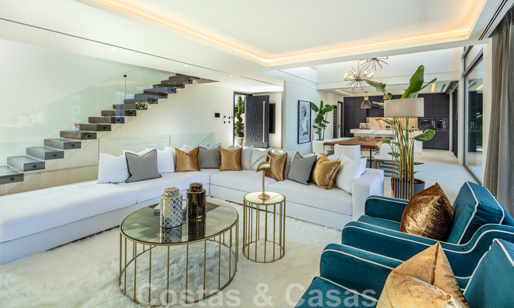 Spacious, sophisticated designer villa for sale, frontline Las Brisas Golf in the heart of Nueva Andalucia, Marbella 47282