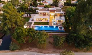Spacious, sophisticated designer villa for sale, frontline Las Brisas Golf in the heart of Nueva Andalucia, Marbella 47300 