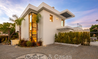 Spacious, sophisticated designer villa for sale, frontline Las Brisas Golf in the heart of Nueva Andalucia, Marbella 47301 