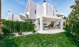 Move-in ready, modern villa for sale decorated by Tom Ford, with panoramic sea views, close to all amenities, in the heart of Nueva Andalucia, Marbella 47211 
