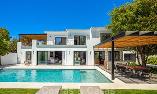 Move-in ready, sophisticated boutique villa for sale within walking distance to the highly desirable Puerto Banus and San Pedro beach, Marbella 47411 