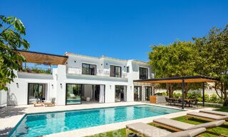 Move-in ready, sophisticated boutique villa for sale within walking distance to the highly desirable Puerto Banus and San Pedro beach, Marbella 47412 