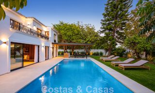 Move-in ready, sophisticated boutique villa for sale within walking distance to the highly desirable Puerto Banus and San Pedro beach, Marbella 47420 