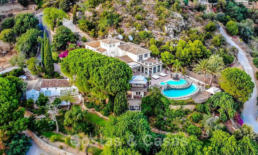 Spanish luxury villa for sale with panoramic sea views within walking distance of Mijas Pueblo, Costa del Sol 47174