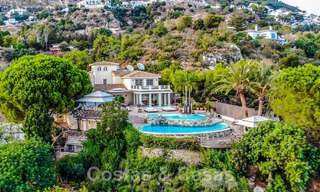 Spanish luxury villa for sale with panoramic sea views within walking distance of Mijas Pueblo, Costa del Sol 47177 