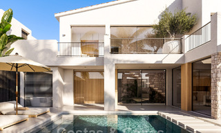 Scandinavian design villa for sale, fully renovated with sleek design in quiet residential area of Nueva Andalucia, Marbella 47476 