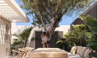 Scandinavian design villa for sale, fully renovated with sleek design in quiet residential area of Nueva Andalucia, Marbella 47477 