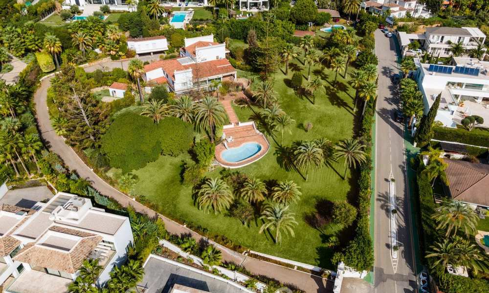 Investment opportunity! Building plot of almost 8.000m² for sale in an exclusive villa area of Nueva Andalucia, Marbella 47607