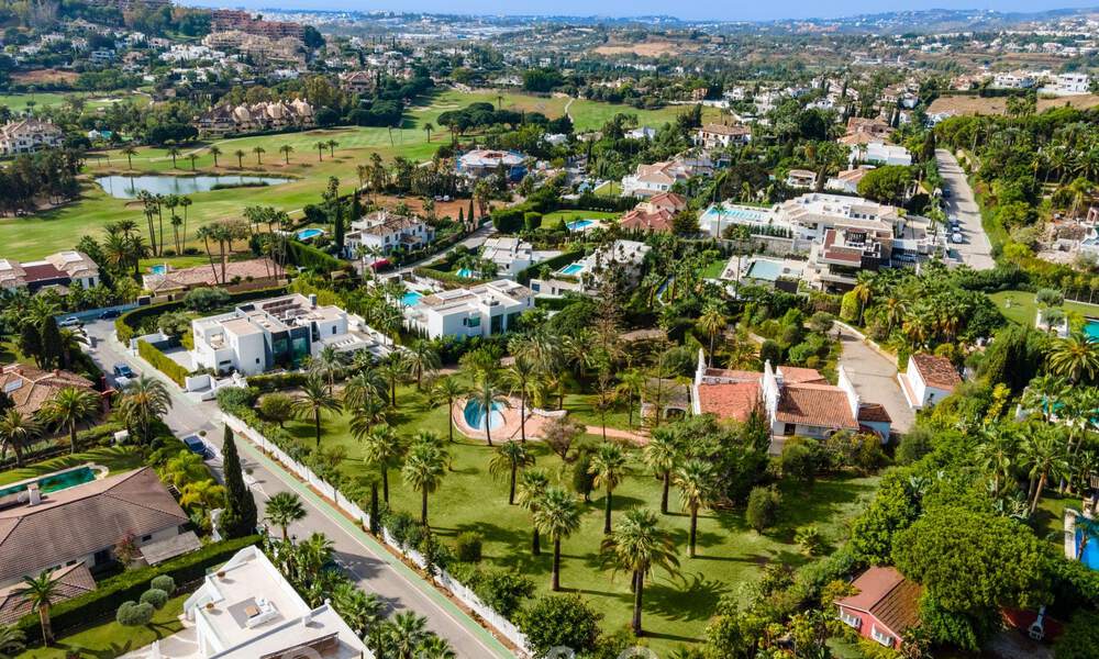 Investment opportunity! Building plot of almost 8.000m² for sale in an exclusive villa area of Nueva Andalucia, Marbella 47609