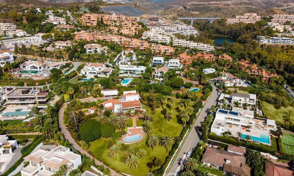 Investment opportunity! Building plot of almost 8.000m² for sale in an exclusive villa area of Nueva Andalucia, Marbella 47611