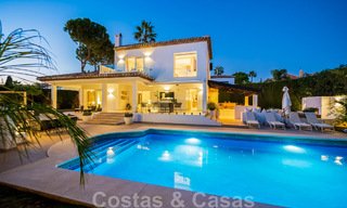Move-in ready, Andalusian luxury villa for sale in a secure and gated residential area of Nueva Andalucia, Marbella 48162 