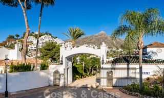 Move-in ready, Andalusian luxury villa for sale in a secure and gated residential area of Nueva Andalucia, Marbella 48174 