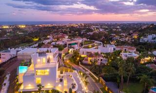 Architectural luxury villa for sale with panoramic sea views, in coveted residential area in La Quinta, Benahavis - Marbella 47982 