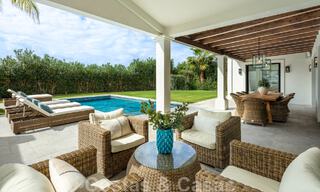 Contemporary, Mediterranean luxury villa for sale in Nueva Andalucia's golf valley, Marbella 47928 