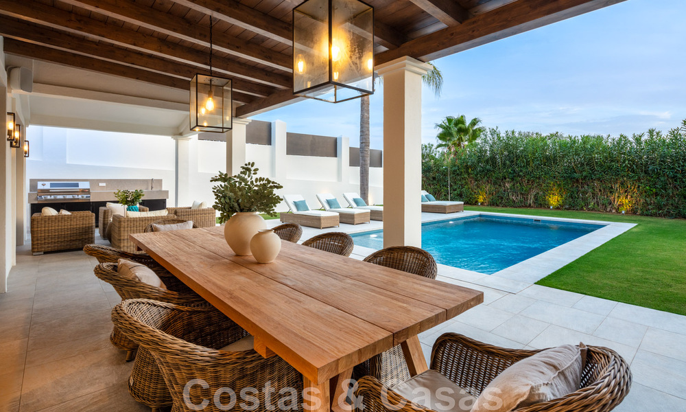Contemporary, Mediterranean luxury villa for sale in Nueva Andalucia's golf valley, Marbella 47942