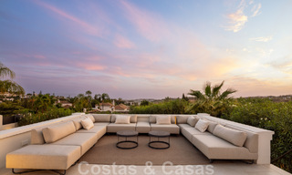 Contemporary, Mediterranean luxury villa for sale in Nueva Andalucia's golf valley, Marbella 47945 