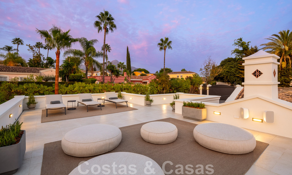 Contemporary, Mediterranean luxury villa for sale in Nueva Andalucia's golf valley, Marbella 47946